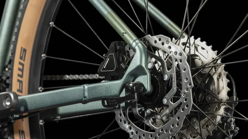 Cube Access WS Womens Race Mountain Bike in Green/Olive-2